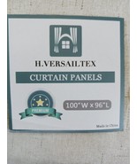 H.VERSAILTEX 100% Blackout  Curtains Thermal Insulated for Sliding Door ... - £19.55 GBP