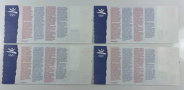 Vintage Lot 4 Barcelona Olympic 1992 USA Preliminary Gymnastics Tickets - £23.73 GBP