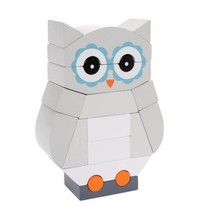 Manhattan Toy Luna The Owl Magnetic Wooden Stacking Block Puzzle New Sealed - £17.32 GBP