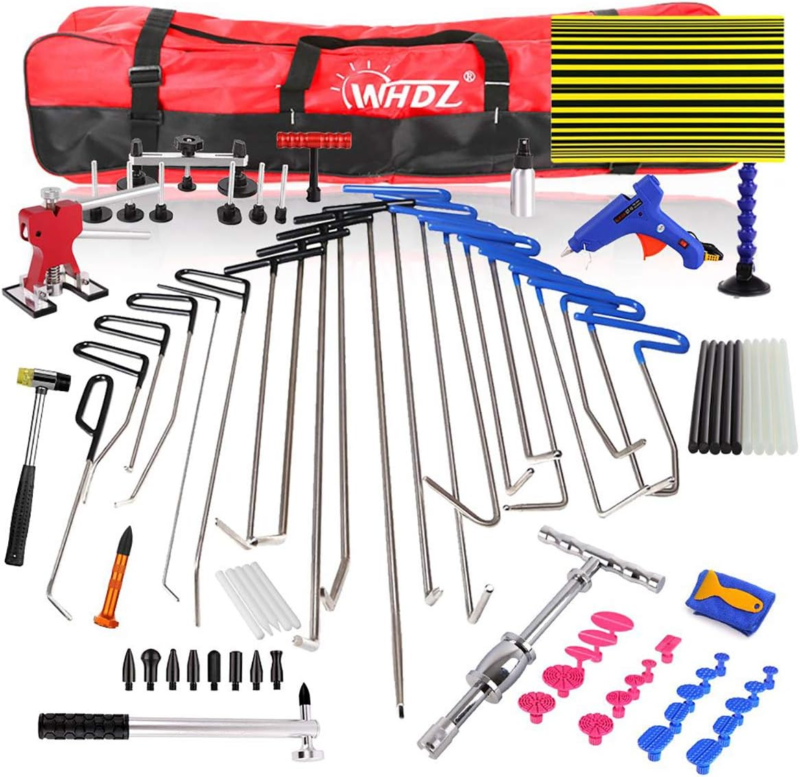 Dent Repair Rods Kit Car Dent Remover Kit Dent Lifter Dent Hail Removal ... - $375.52