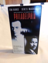 Philadelphia (VHS, 1994, Closed Captioned) Tom Hanks, Denzel Washington  - £6.73 GBP