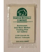 Vintage Advertising Pack of Toothpick Denver Buffalo Company Restaurant ... - £31.87 GBP