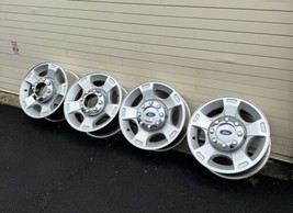 2011-2016 Ford F250 F350SD 18&quot; Factory OEM Wheels Rims Set of 4  With Caps - £547.97 GBP