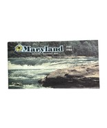 1981 -1982 Maryland Official Highway Road Travel Map - $4.94