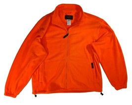 Yukon Gear Hunting Jacket Men&#39;s Fleece Blaze Orange Medium 100% Polyester  - $25.92 CAD