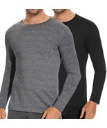 Simiya Mens Thermals Long Sleeve Undershirt Warm Fleece Lined Base Layer... - $40.92