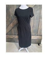 Boden Dress Womens Size 6 L Black Pockets Knee Length Sleeveless A Line ... - $28.19