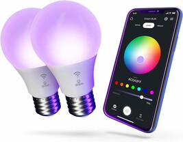 Globe Electric 34207 Wi-Fi Smart 10 Watt (60W Equivalent) Multicolor, E2... - $32.99