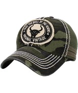 &quot;Camouflage&#39; Grab the Bull by the Horns&#39; Adjustable Hat by KB Ethos&quot; - £14.93 GBP