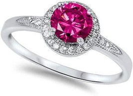 Certified Ruby Ring  July Birthstone Real Genuine Natural Earth Mined ring - £61.07 GBP