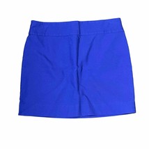J. Crew Pencil Skirt Size 4 Purple 100% Cotton Womens Back Zip 30X16 - £15.49 GBP