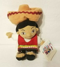 Disney Bean Bag Plush It&#39;s a Small World MEXICO Mexican BOY NWT Disneyland  - £7.17 GBP