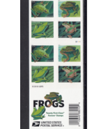 Frogs - Complete booklet of 20 - MNH - $23.45 CAD