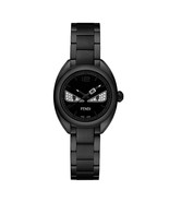 Fendi Momento Black&amp;White Diamonds Bug Eyes Dial Watch F215621000D3 - $1,315.00