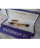 WATERMAN TORSADE C/F Conpemdium Gold Plated Moire Original fineliner pen - £38.83 GBP