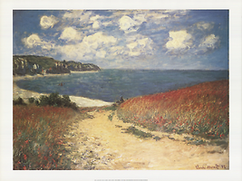 Claude Monet Pourville Beach, 1994 - £46.98 GBP