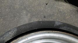 Space Saver Spare Wheel 15x5 et55 (tire is bad) Fits 78-83 PORSCHE 928 75685 image 4