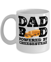 Dad Bod Powered By Cheesesteak Funny Mug Food Lovers Father Figure Gifts Idea  - £11.95 GBP