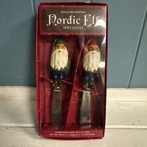 Williams-Sonoma Nordic Elf Spreader Set Handpainted Dishwasher Safe Bran... - $19.45