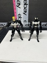 (2) 1995 Toy Biz Marvel Spider-Man Venom Missing Parts Preowned - £4.48 GBP