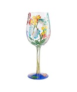 Lolita Wine Glass Bejeweled Butterfly 15 o.z. 9&quot; Gift Boxed w Recipe Col... - £31.32 GBP