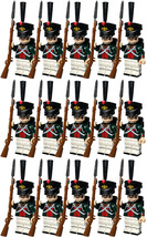 Napoleonic Wars Russian Foot Guard Army Set 15 Minifigures Lot - $12.89