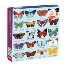 Mudpuppy Butterflies of North America 500 Piece Family Jigsaw Puzzle, Butterfly  - £9.52 GBP