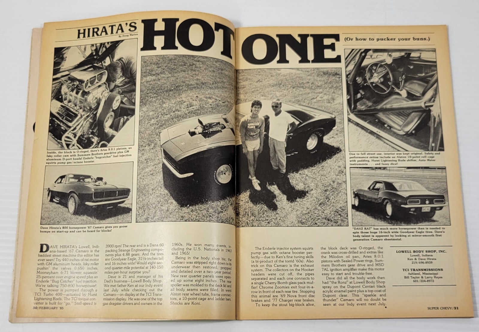 PV) Super Chevy Magazine February 1985 Volume 14, Issue 2 Camaro Corvette Item image 7
