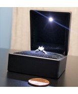 Wedding Ring Box | Engagement Ring Holder | LED Jewelry Gift Display - €12,92 EUR