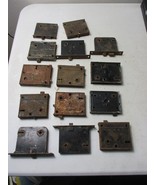 Lot of 14 metal/cast iron Antique mortise Door Locks, no keys - £49.32 GBP