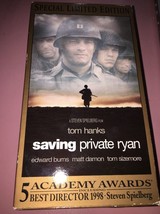 SB351 Saving Private Ryan, Neu VHS, Tom Hanks, Tom Sizemore, Edward - £9.90 GBP