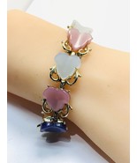 Lucite Leaves Vintage Bracelet, Circa 50&#39;s, Unsigned  7” - €19,06 EUR
