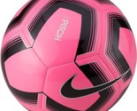 Nike Pitch Training Soccer Ball SC3893 Pink Blast/Black 5 Unisex-Adult - £26.36 GBP