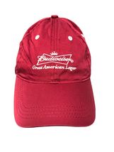 Vintage Classic Budweiser Baseball Hat Cap Adjustable Logo Red Lightweig... - $9.49