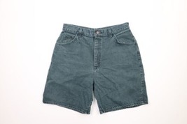 Vtg 90s Streetwear Womens Size 16 Faded Relaxed Fit Denim Jean Shorts Gr... - $44.50