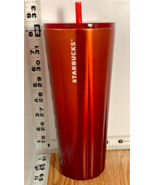 Starbucks Red Holiday Tumbler 2020 Stainless Steel 24oz Red Cold Cup [e-05] - $183.98 MXN