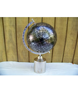 World Globe Metal Base Table Top Decorative Desk Decor Tabletop Display - £14.36 GBP