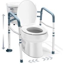 Portable Detachable Toilet Safety Frame with Non-Slip Handles – 300 lbs ... - $113.80