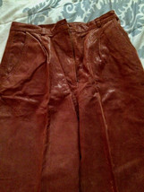 Excellent Double D Ranch Rust Small Print Snake Skin look Pants Size 8 - £47.85 GBP