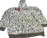 NWT 2XL Skull Hoodie full zipper reversible PJ Mark Poker Suit Symbols J... - $49.50