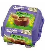 Milka chocolate EGGS with HAZELNUT CREAM filling -4 eggs -FREE SHIPPING - £11.10 GBP