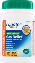 Equate Gas Relief 125mg - 150 Softgels Value Size - £22.32 GBP