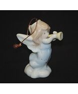 1996 Precious Moments Collection Girl Angel Trumpet Mini Christmas Tree ... - $12.86