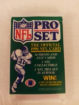 1990 Pro Set Official NFL Card Wax Pack 14 Cards Per Pack Single Pack Listing - $9.99