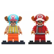 2Pcs/set Reindeer Chopper - One Piece Anime Cartoon Minifigure Toys Gift - £6.28 GBP