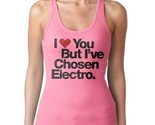 I Love You But I&#39;ve Chosen Electro Hot Pink Tank Top - £24.33 GBP
