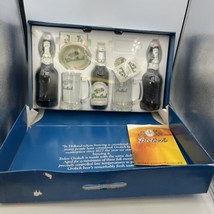 Grolsch Gift Pack 3 Bottles(Empty), Coasters, Cards, Opener, STEINS- Set Unused - £34.77 GBP