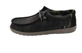 GENUINE HEY DUDE SIZE 15 WALLY BOHO DENIM BROWN LIGHTWEIGHT PULL-ON LOAF... - $58.90