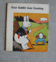 Vintage 1961 Platt &amp; Munk Childrens Book Peter Rabbit Goes Scouting - £13.45 GBP