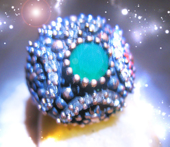 HAUNTED RING OOAK SOLOMON DJINN KINGDOMS OF WEALTH VESSEL MAGICK MYSTICAL image 2
